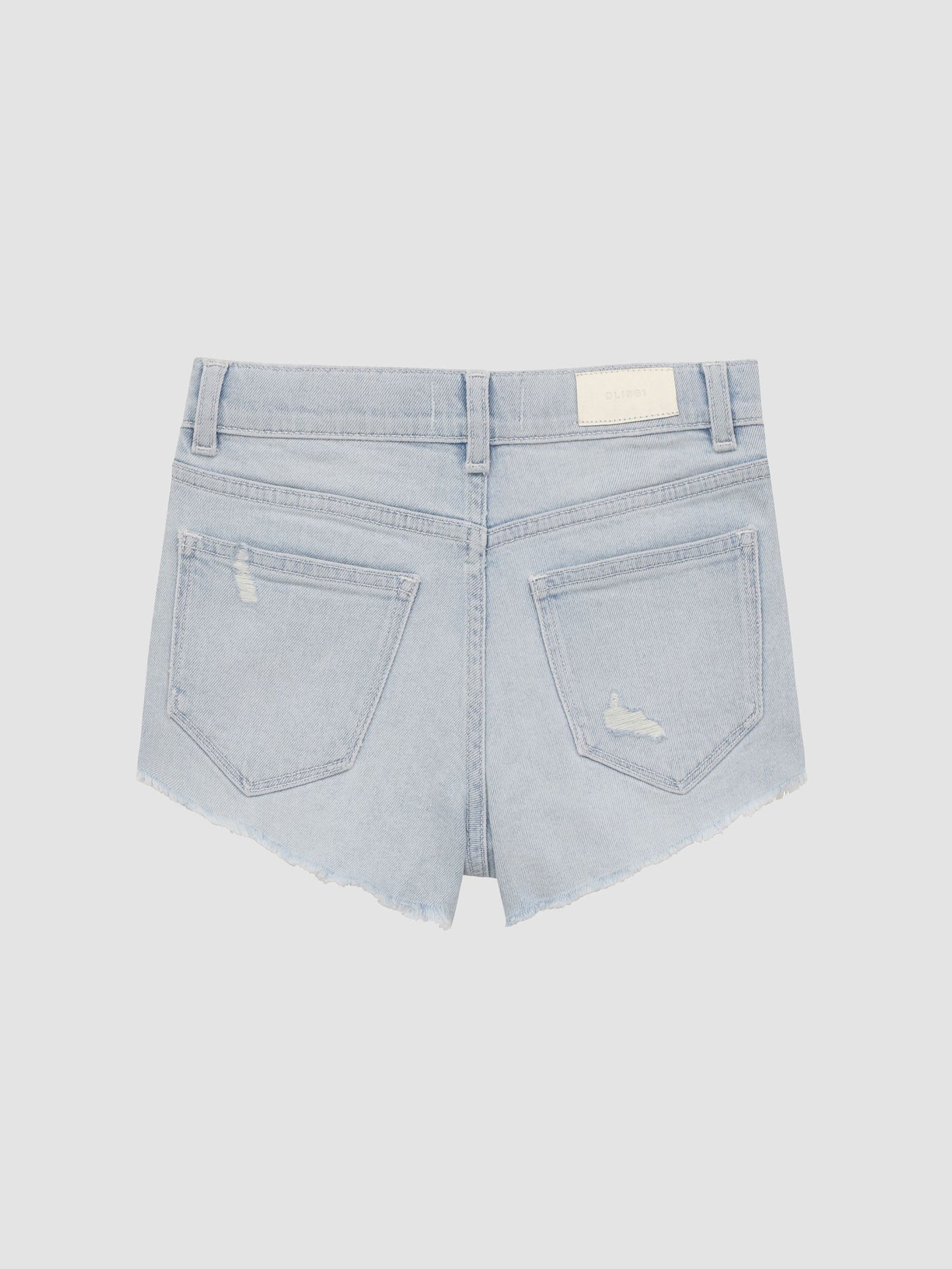 Lucy Denim Shorts-Poolside
