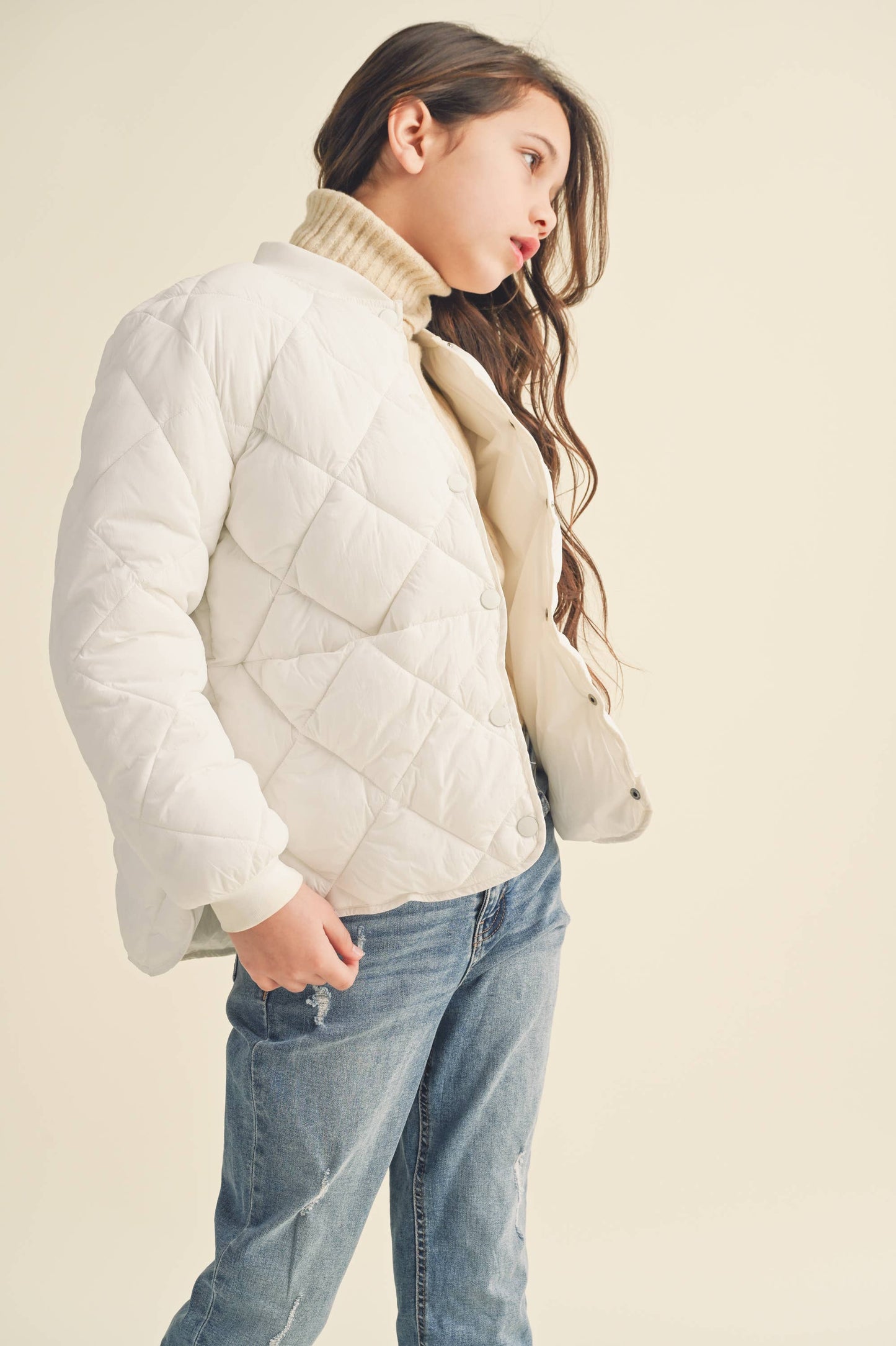 Girls Quilted Jacket
