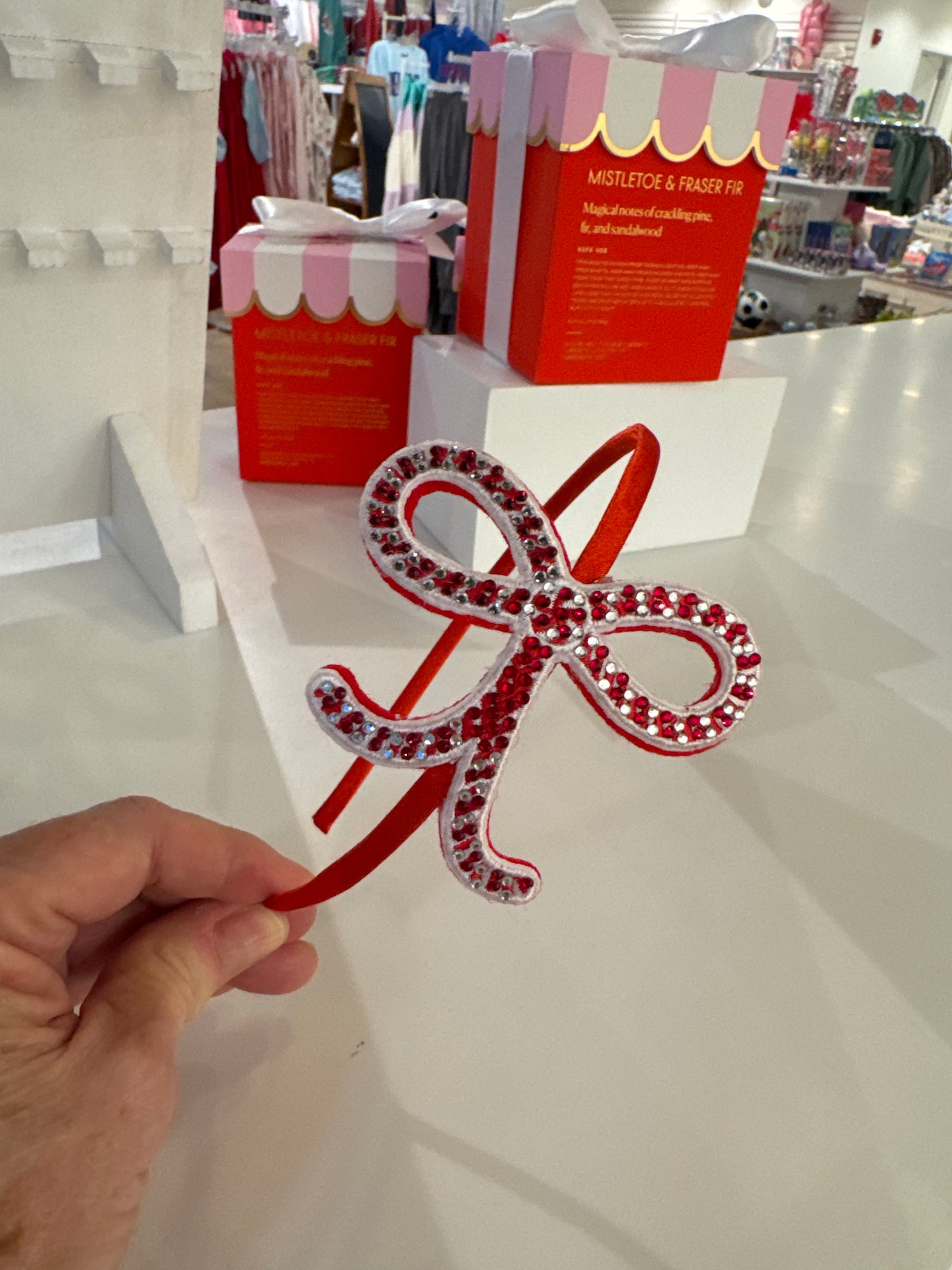 Rhinestone Bow Patch Headband