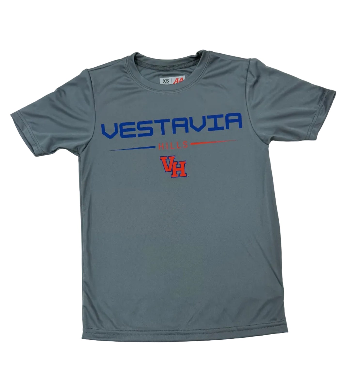 Vestavia Hills VH Performance Tee, Graphite