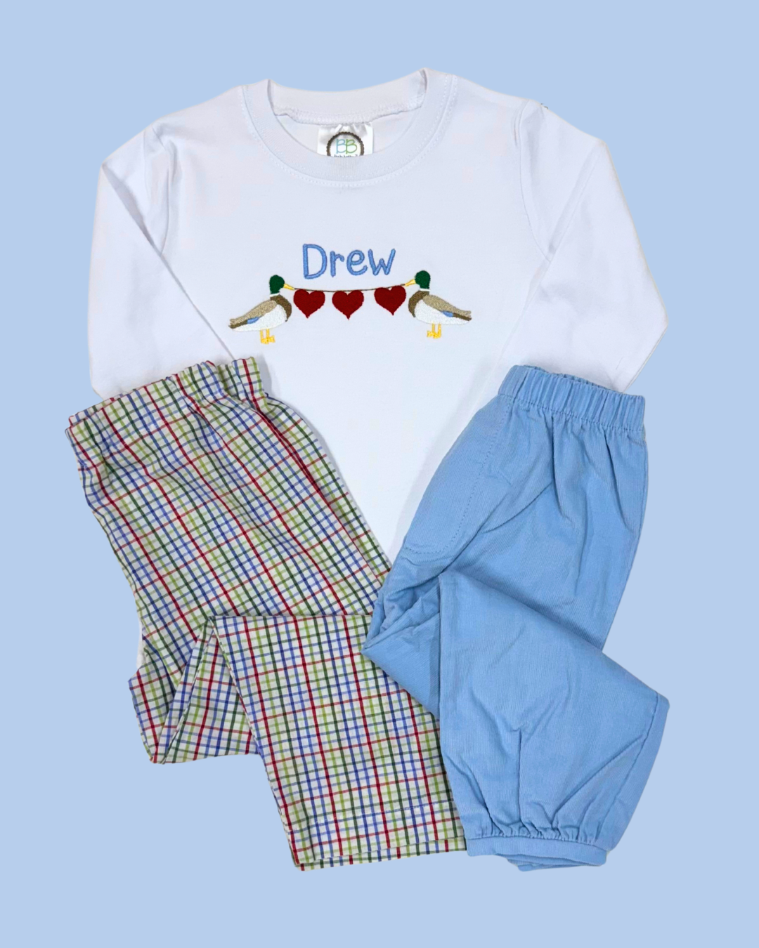 Mallard Hearts Bunting Shirt