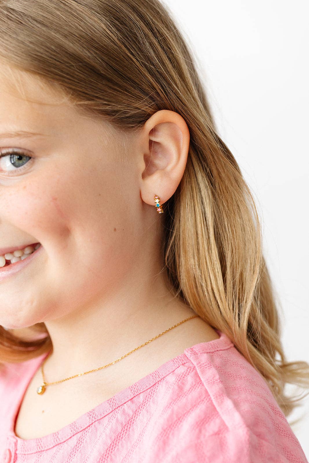 Star Huggie Stud Earrings