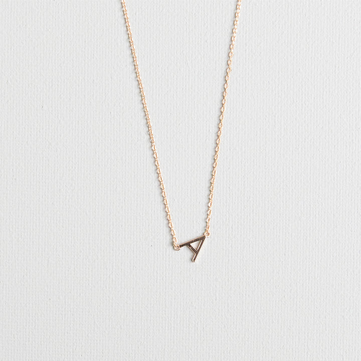 Luxe Delicate Initial Necklace