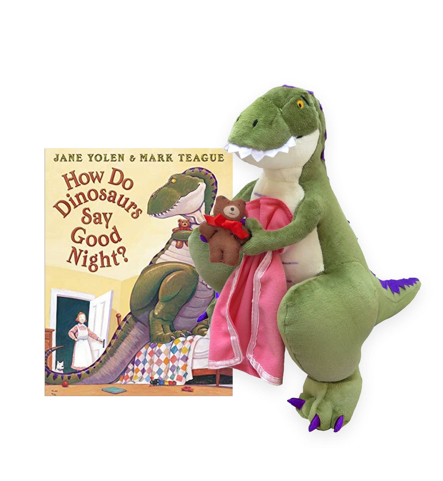 How Do Dinosaurs Say Good Night? Board Book and Plush Toy