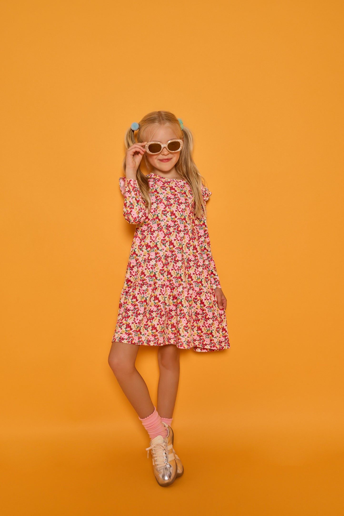 Sadie T-Shirt Dress - Autumn Floral