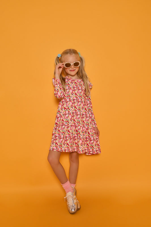 Sadie T-Shirt Dress - Autumn Floral