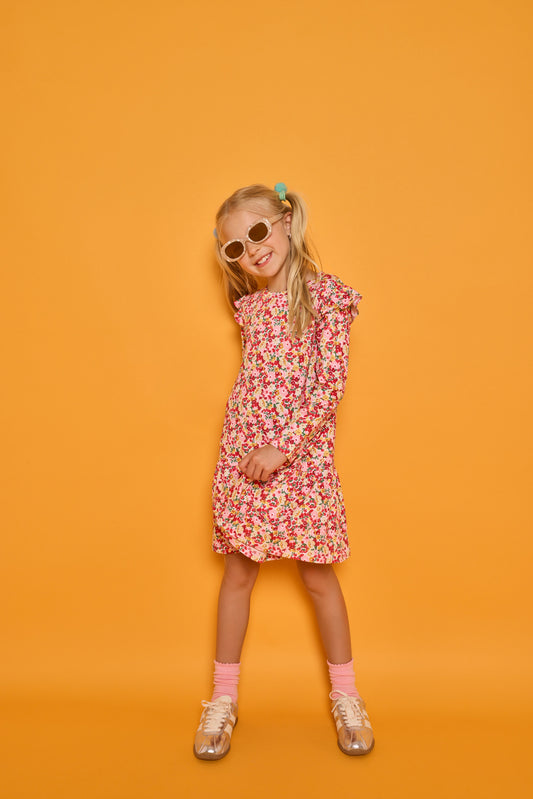 Sadie T-Shirt Dress - Autumn Floral