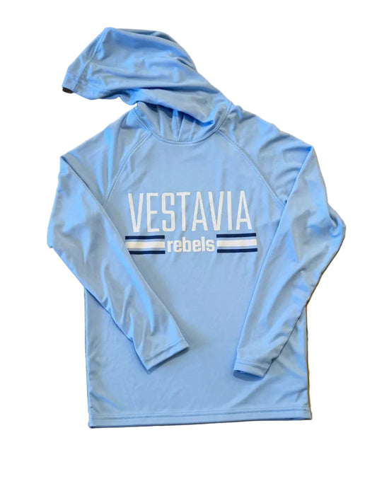 Vestavia Sideline Performance Hoodie, Light Blue