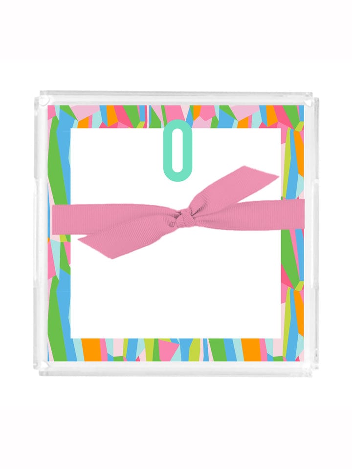 Initial Notepad with Acrylic Tray, Select your Letter