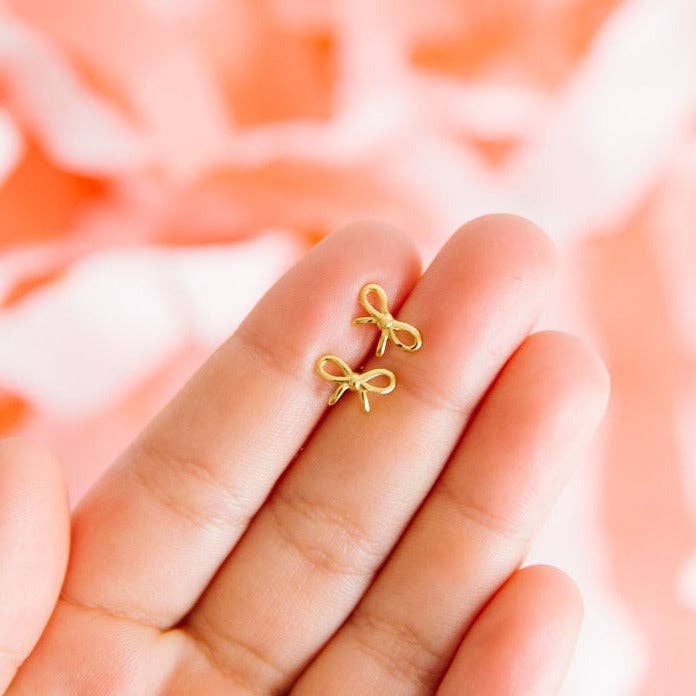 Bow Stud Earrings