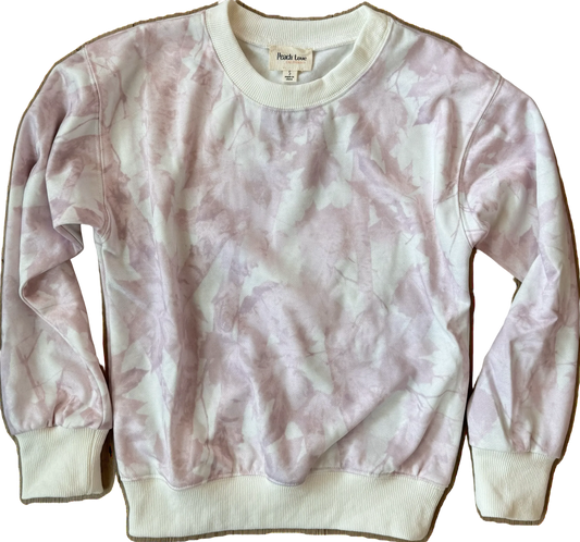Pale Pink Cropped Sweatshirt
