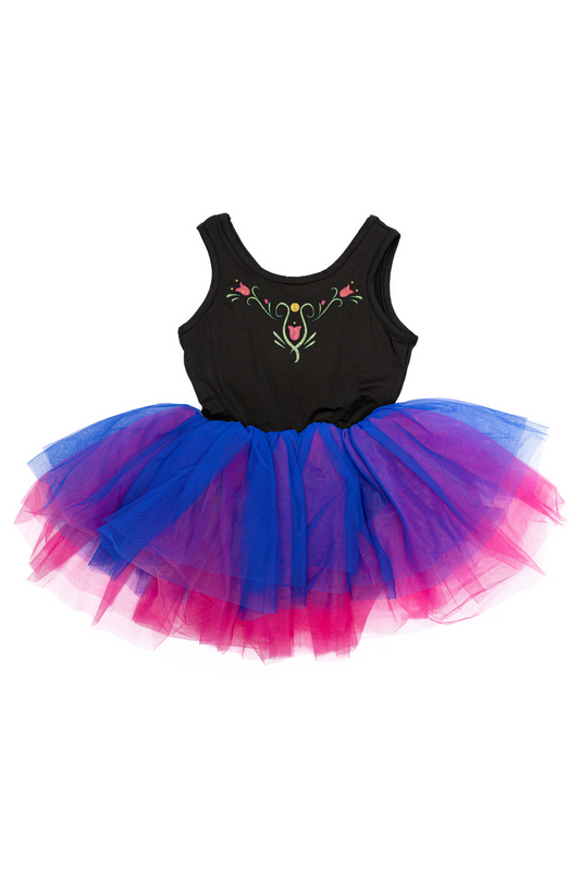 Nordic Autumn Tutu Dress