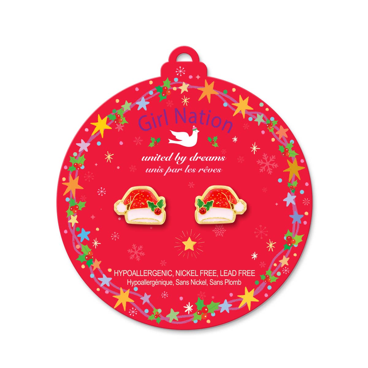 Merry Santa Hat | Cutie Stud Earrings | Christmas 2026