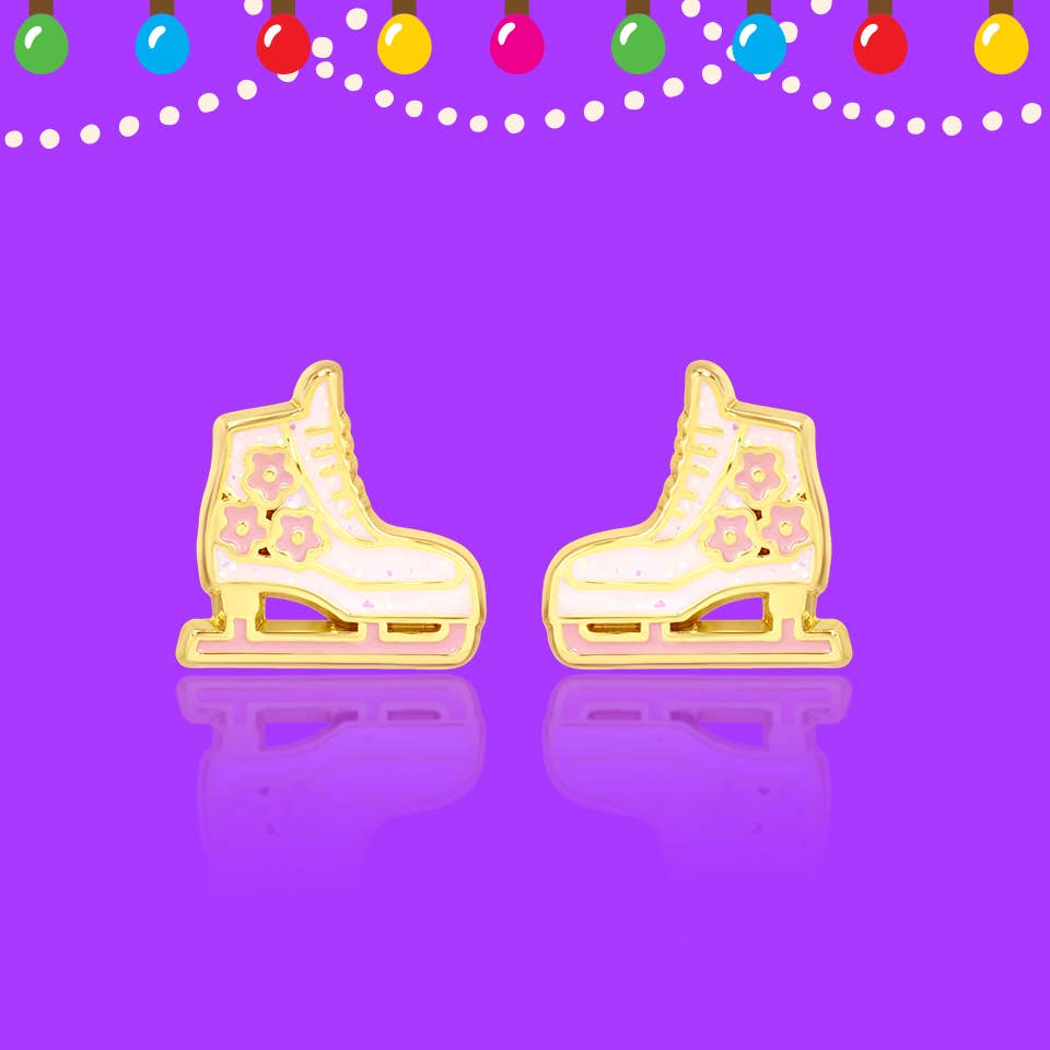 Ice Skates | Cutie Stud Earrings | Christmas 2026
