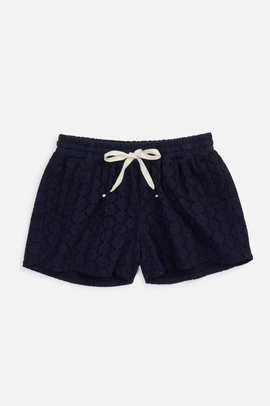 Eyelet Shorts - Atlantic