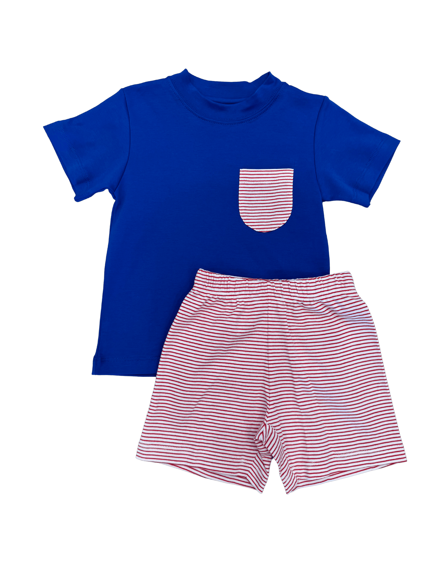 Boys Red, White and Blue Short Set