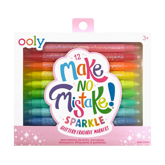 Make no Mistake!: Glittery Erasable Markers (Set of 12)