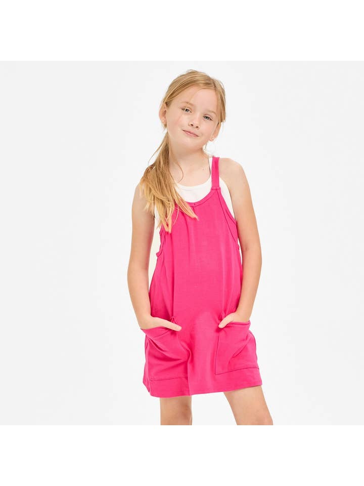 Relaxed Tank Dress with Built-In Romper Lining - Assorted Colors