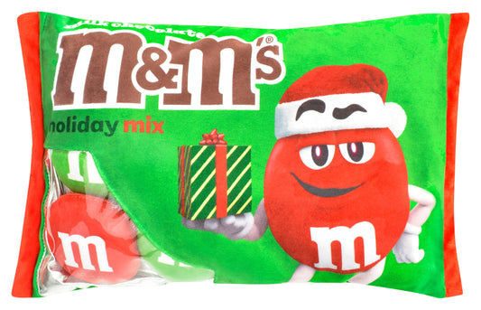 Holiday Red M&M Packaging Plush