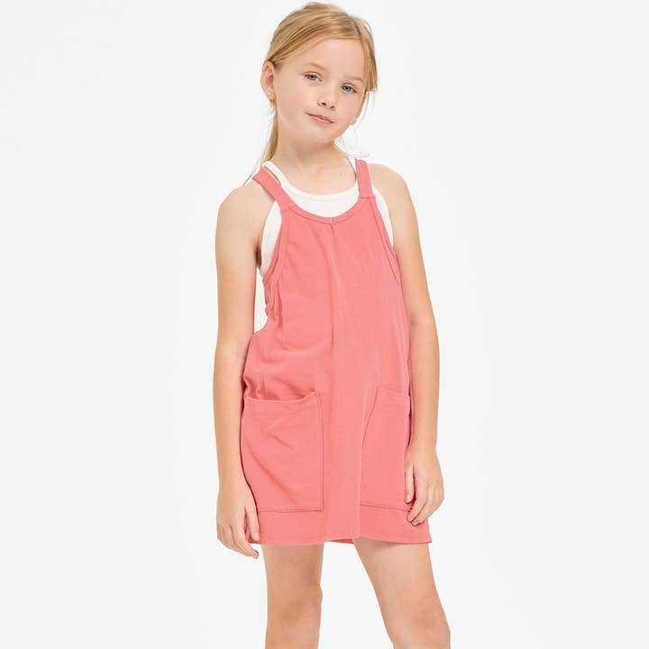 Relaxed Tank Dress with Built-In Romper Lining - Assorted Colors