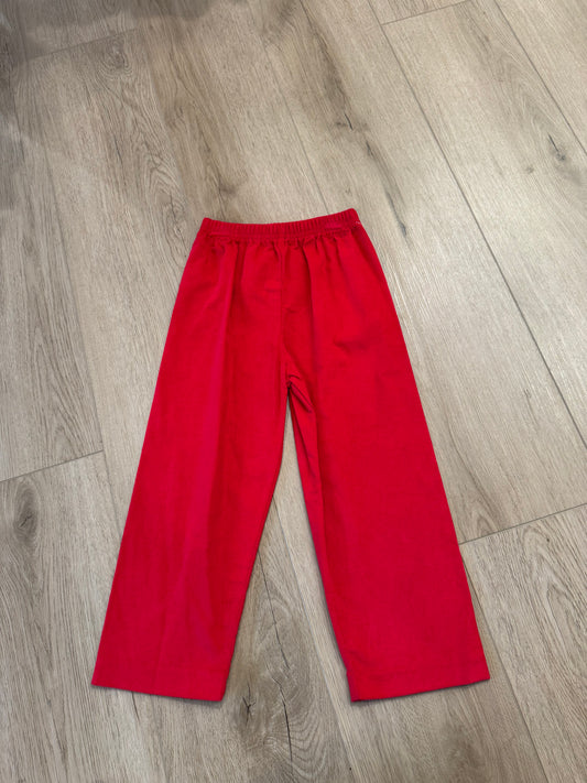 Leo Pant, Red Corduroy