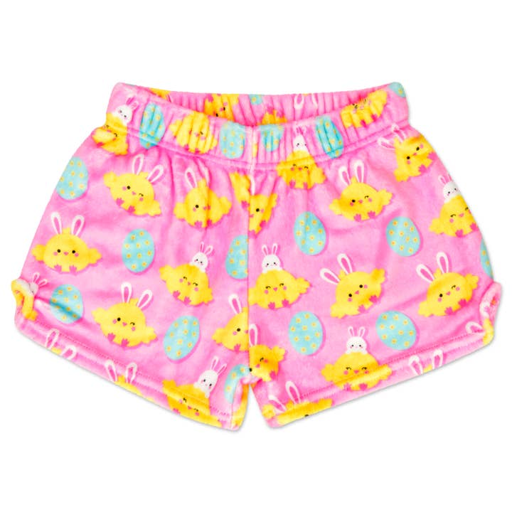 Hoppy Chicks Plush Shorts