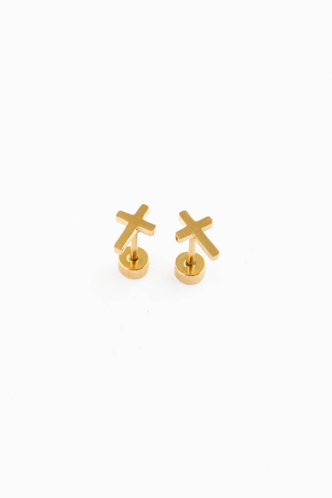 Cross Stud Earrings