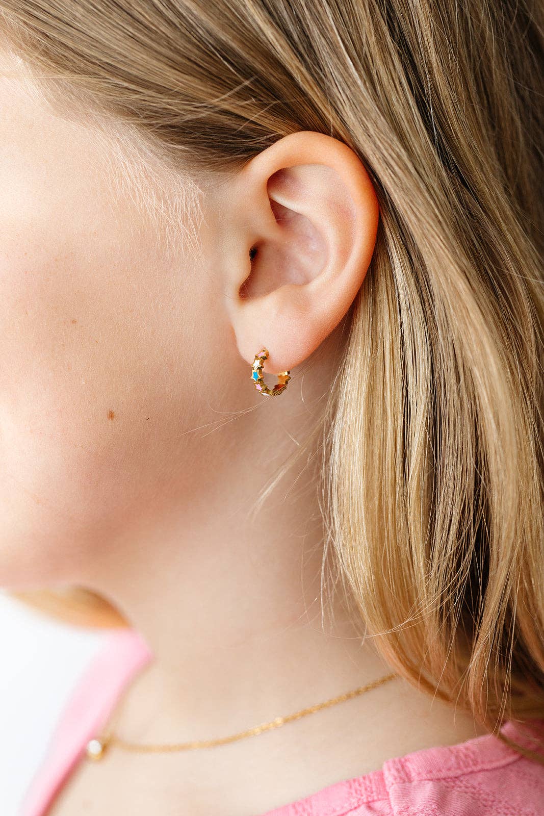 Star Huggie Stud Earrings