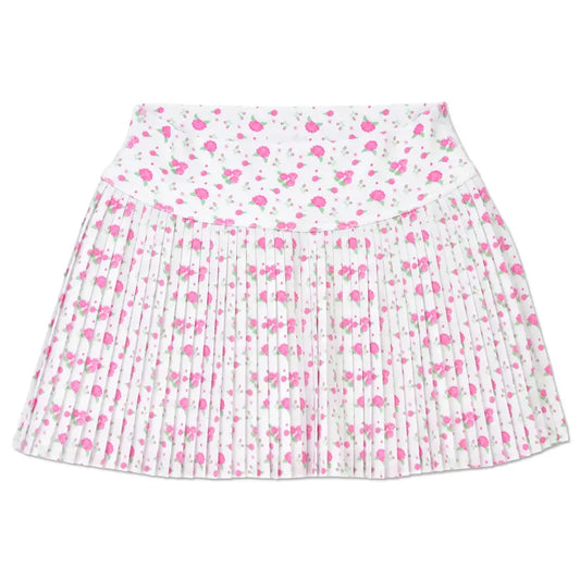 Pretty in White Pleated Skort
