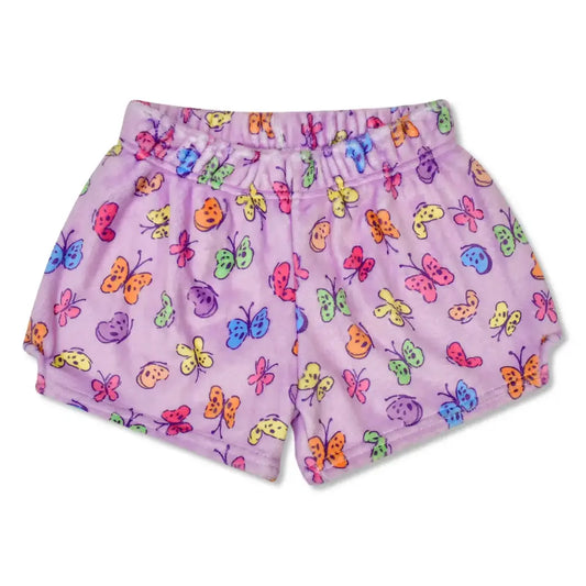 Bright Butterflies Plush Shorts