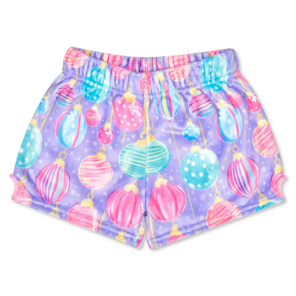 Dazzling Ornaments Plush Shorts