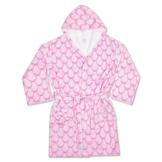 Sweet Trellis Bow Hooded Robe