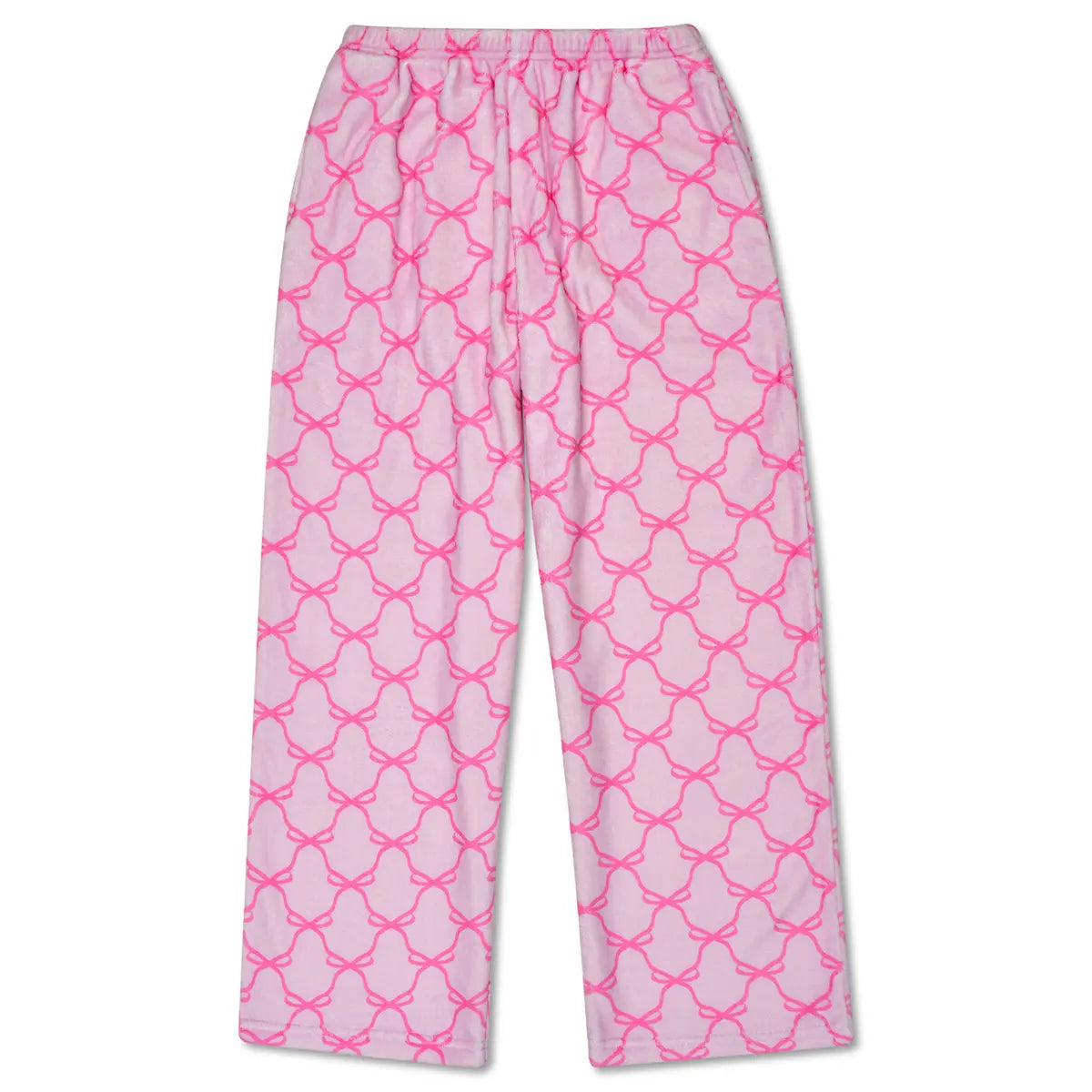 Sweet Trellis Bow Plush Pants