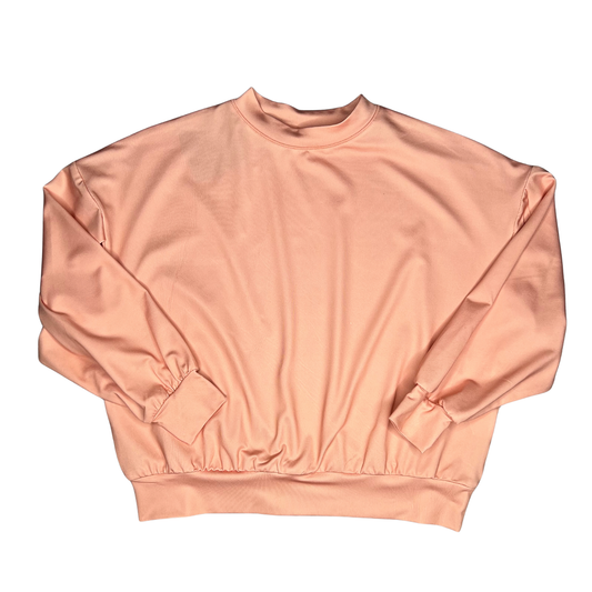 Honesty Performance Sweatshirt, Coral Pink