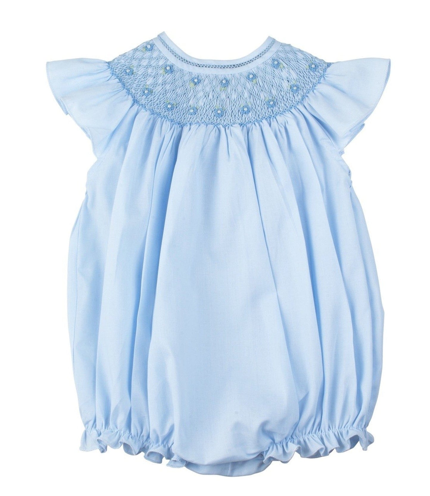 Blue Pearl Smocked Bubble