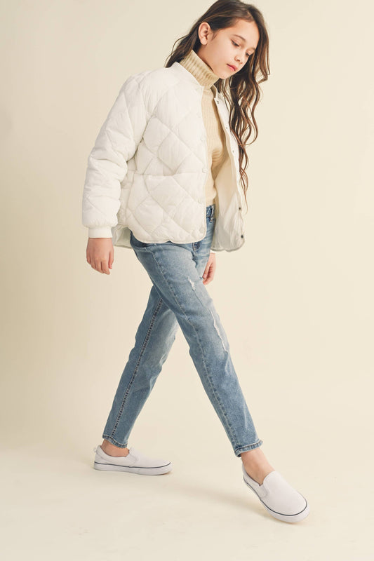 Girls Quilted Jacket