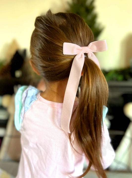 Medium Velvet Ribbon Hairbow