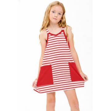 Striped Mini Romper Dress
