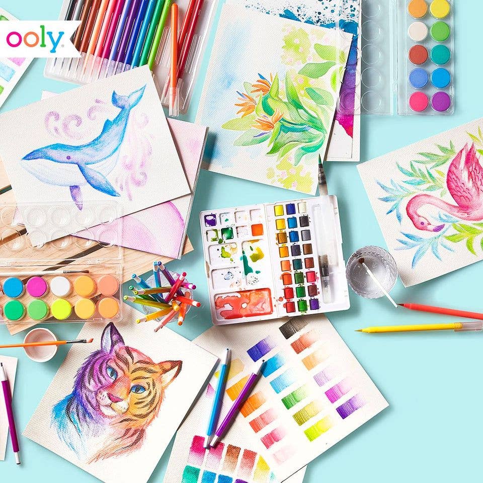 Chroma Blends: Watercolor Brush Markers
