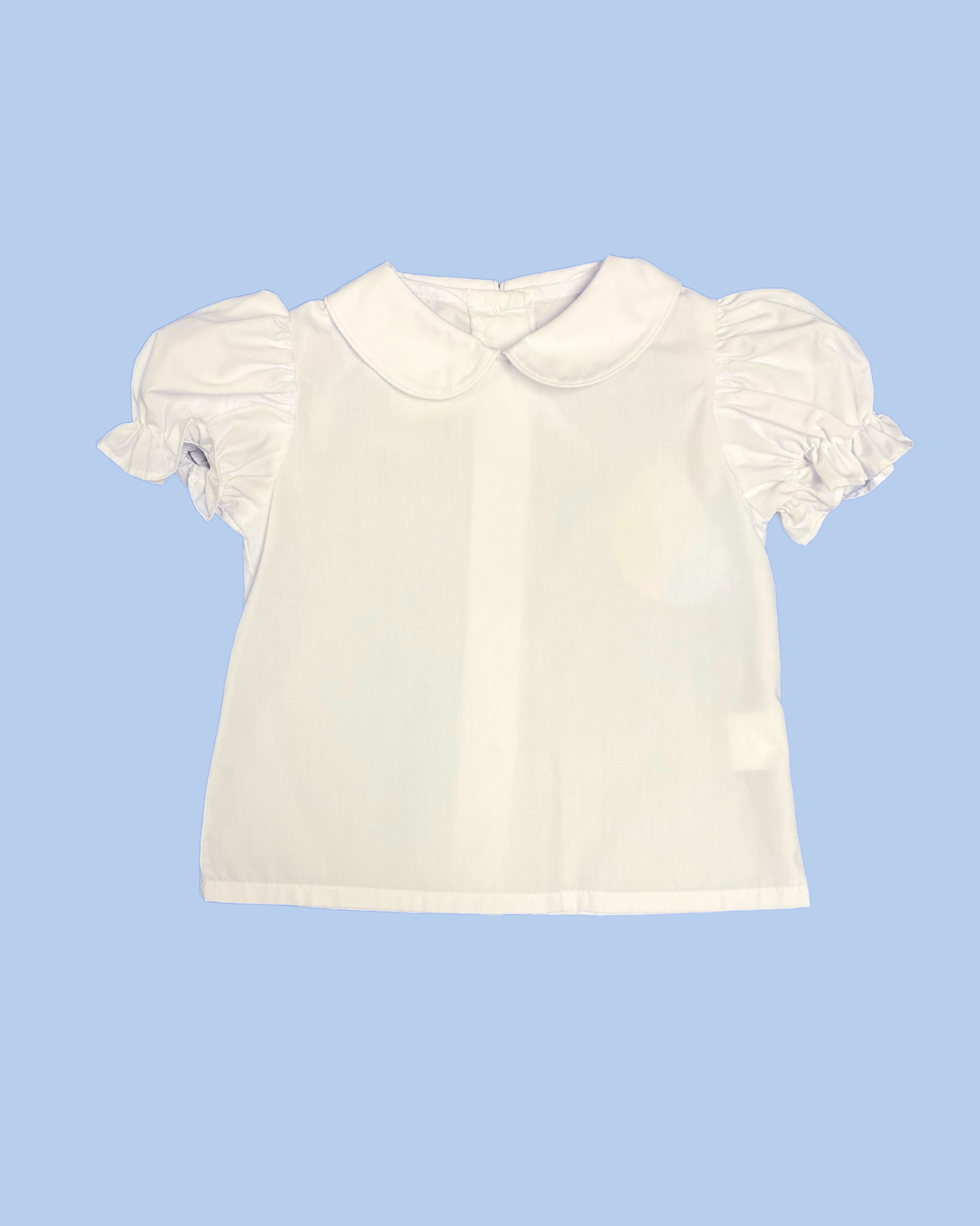 Ally Blouse, White Broadcloth
