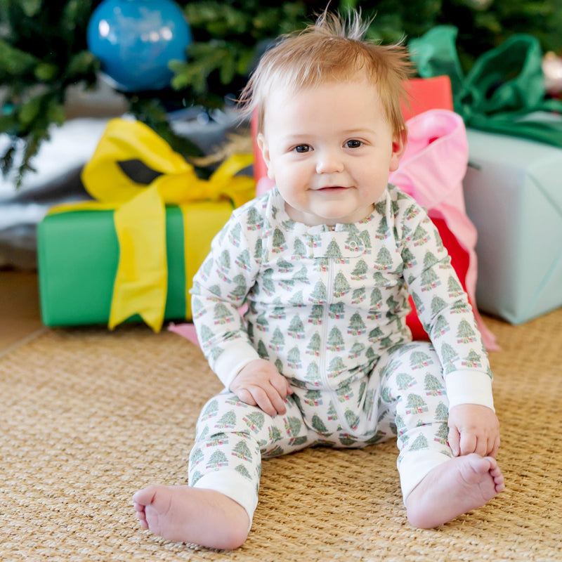 Parker Zipper Pajama, Under the Christmas Tree