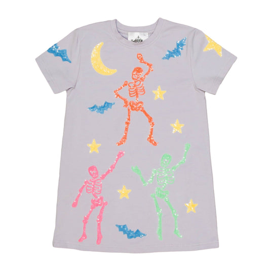 Lavender Skeleton Dress