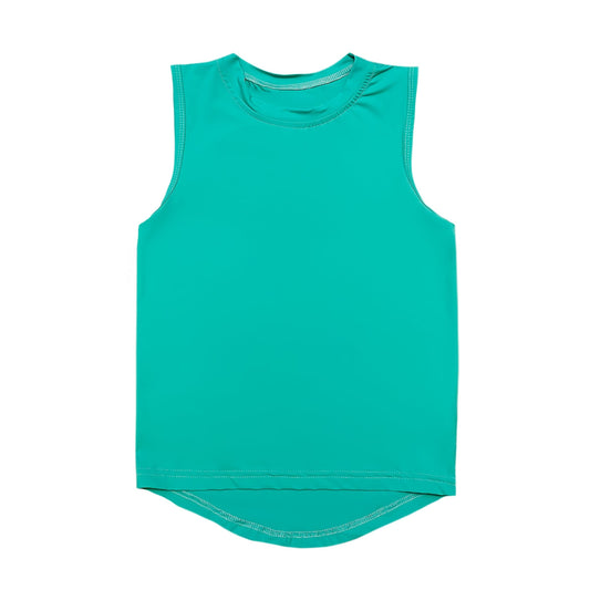 Teal High Low Tank