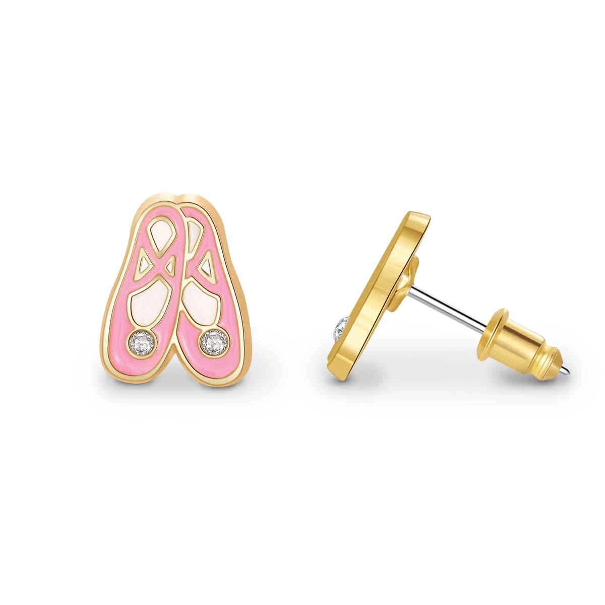 Ballet Slippers Stud Earrings