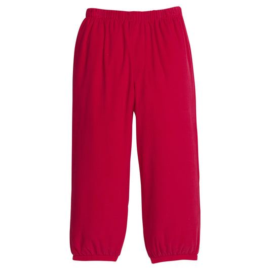 Banded Pant, Red Corduroy