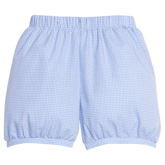 Banded Short, Royal Mini Gingham