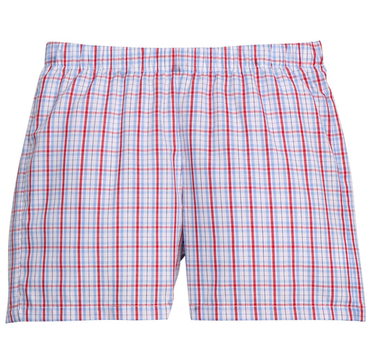 Basic Short, Patriotic Plaid
