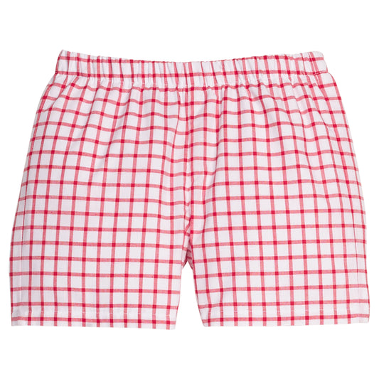 Basic Short, Red Windowpane