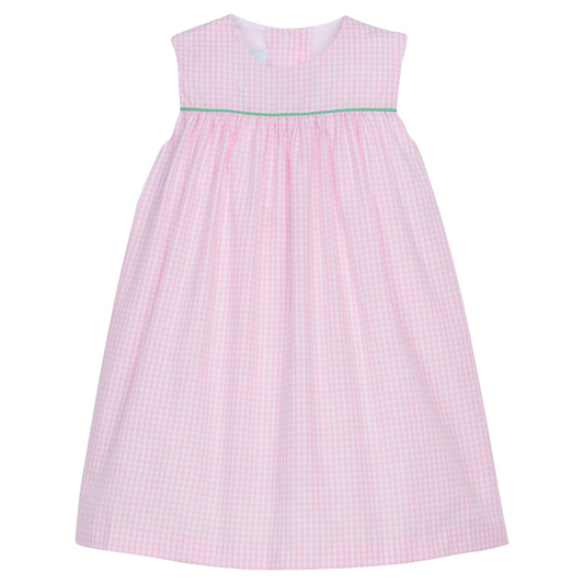 Bellemeade Dress - Light Pink Gingham