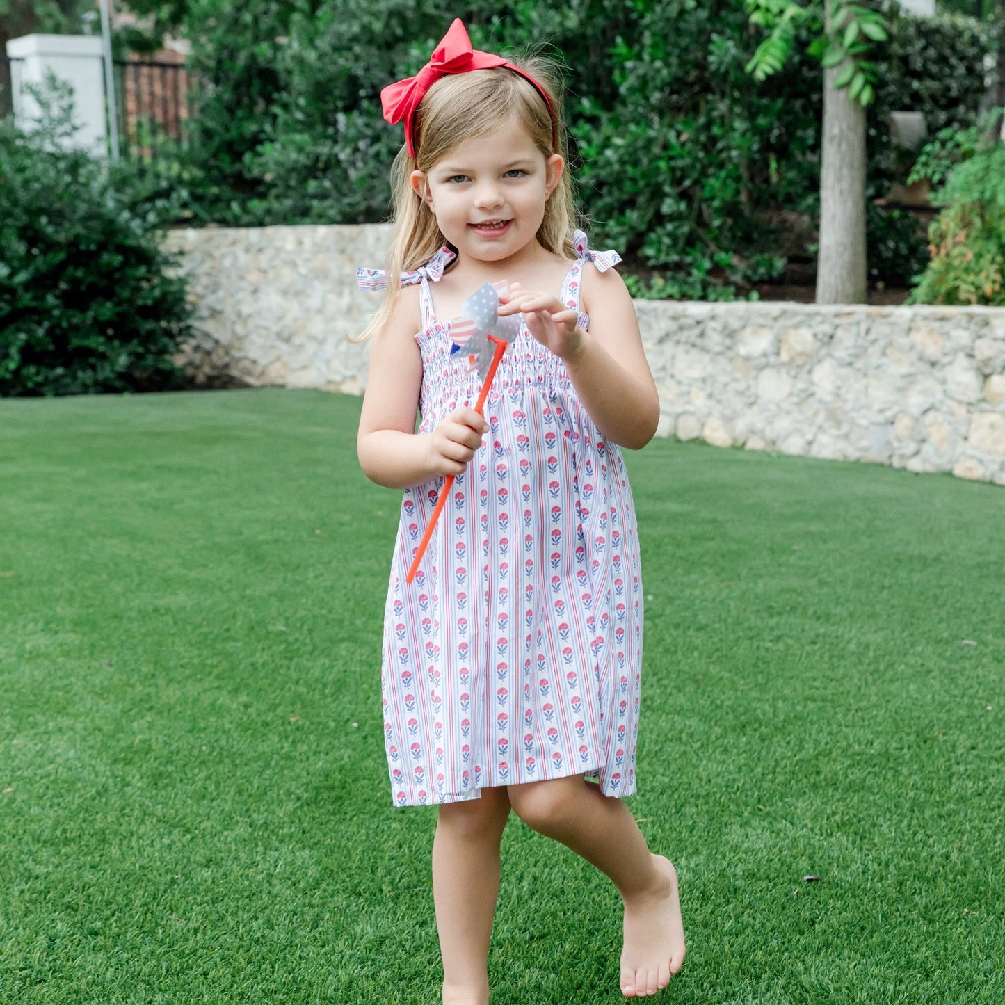 Betsy Girls' Woven Pima Cotton Dress, Liberty Floral